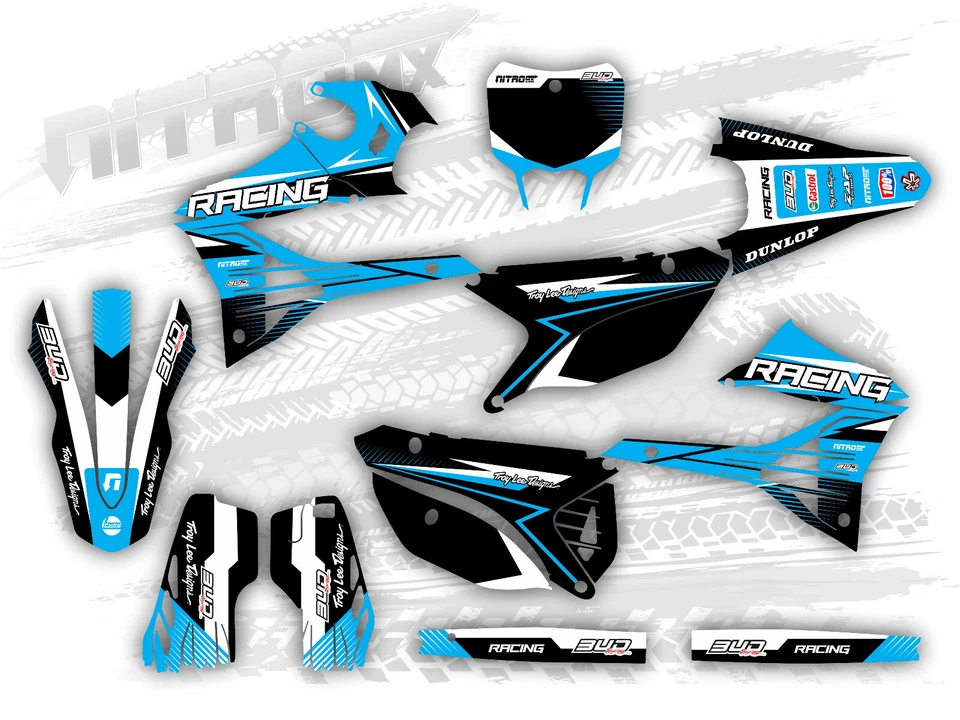 图形套件适合 TM Racing 2 Stroke MX 125 144 250 300 2022 2023 2024 2T 贴纸 — 第 1/1 张图片