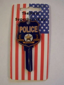 Police Kwikset KW1 house key blank. - Picture 1 of 1