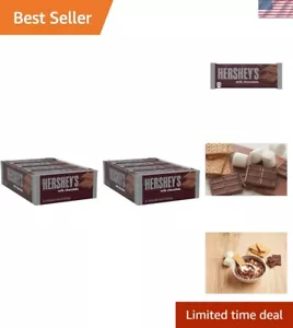 Deliciously Creamy Milk Chocolate Bars - 1.55oz, 36 Count for S'mores & Snacking - Picture 1 of 7