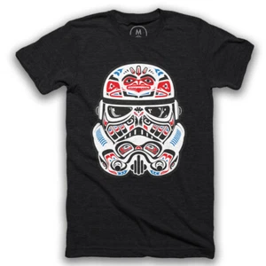 STAR WARS - Stormtrooper x Northwest Coast Native Art - TriBlend T-shirt - New - Picture 1 of 20