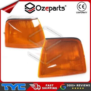 Set Pair LH+RH Corner Light Indicator Lamp Amber For Ford Falcon EA EB ED 88~94 - Picture 1 of 4
