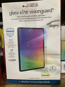 ZAGG Invisible Shield Glass Elite Visionguard+ For iPad Pro 12.9-inch Gen 5/4/3 - Picture 1 of 9