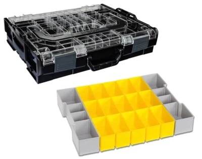 Sortimo Systemkoffer L-Boxx 102 Schwarz mit Transparentem Deckel mit Insetbox B3 - Bild 1 von 4