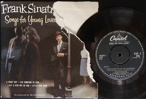 FRANK SINATRA Songs for Young Lovers 7" EP Capitol UK 1954 EAP2-488 1C/2C Press - Imagen 1 de 3