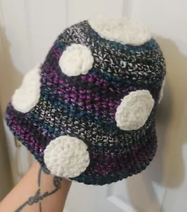 CROCHET Handmade MUSHROOM HATS - Picture 1 of 5