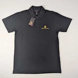 Camisa Polo Cunard Queen Elizabeth Cruise Ship Para Hombre Negra Talla: Mediana NUEVA - Imagen 1 de 9