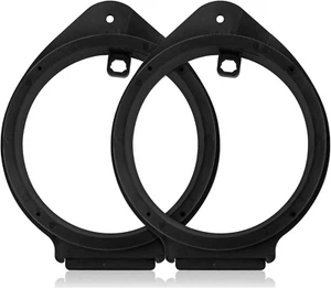 Front/Rear Door 6.5" Inch Aftermarket Speaker Update Install Speaker Adapter Bra - Picture 1 of 12