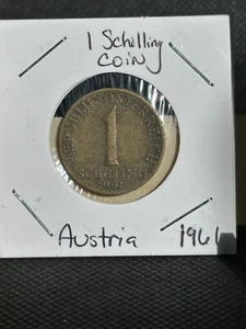 1961 Austria 1 Shilling - Picture 1 of 2