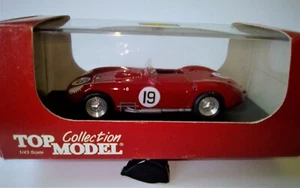MASERATI 450 S SEBRING 1957 N°19 SCALA 1:43 BY TOP MODEL COLLECTION - Foto 1 di 10