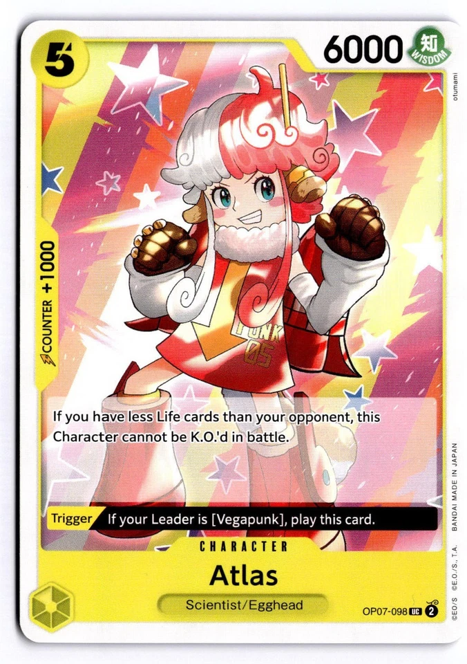 One Piece TCG - Atlas OP07-098 - 500 Years in the Future - English X4 - Image 1 of 1