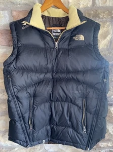 North Face Men’s Cryptic Black Puffer Vest Small CA-94577 - Picture 1 of 6