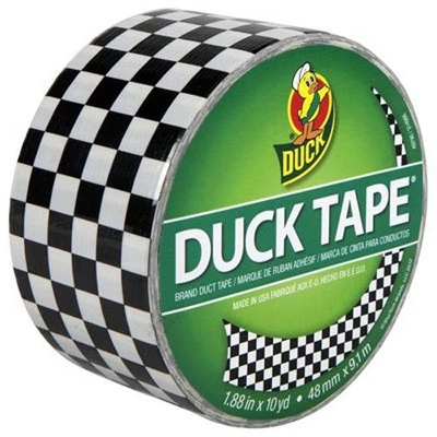 Duck Brand Printed Duct Tape [Prints & Patterns]: 1.88 in. x 30 ft. (Checker)