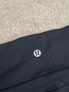 Lululemon Navy Blue Invigorate High-Rise Crop Leggings Women’s Size 10 - Picture 1 of 5