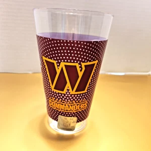 New Washington Commanders NFL Football Plastic Tumbler Glass - Picture 1 of 8