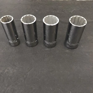 Lote de 4 Proto Professional 7/8"-1-1/4" 12pt 1/2" Drive Deep Socket 5340 EE. UU. - Imagen 1 de 5