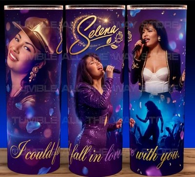 Taza vaso Selena Quintanilla I Could Fall In Love With You 20 oz Foto 1 de 3