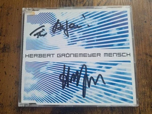 HERBERT GRÖNEMEYER - MENSCH (Signiert, Autogramm, autograph) - Bild 1 von 2