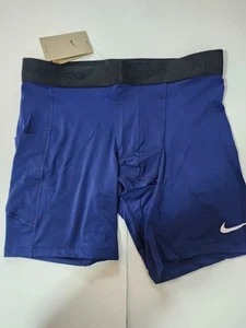 Nike Pro Dri-Fit Compression Shorts Men’s Size Medium Blue Void Fb7958-492 Nwt - Picture 1 of 2