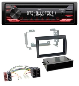 JVC CD DAB USB Bluetooth MP3 Autoradio für Fiat Ducato (2006-2010) schwarz - Bild 1 von 7