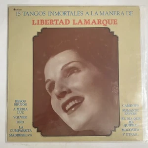 LIBERTAD LAMARQUE - 15 TANGOS INMORTALES A LA MANERA DE - 1987 MEXICAN LP - Picture 1 of 4