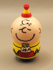 Charlie Brow Snoopy Bandai Coo'nuts Coonuts Figure Toy Balance Wobbly Japan L341 - Picture 1 of 6