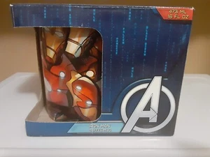 MARVEL AVENGERS Coffee Mug IRON MAN Super Hero Holds 16 oz. NEW IN BOX - Picture 1 of 7