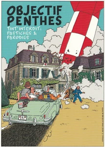 EXEM carte hommage Tintin Herge lune expo 2014 - Picture 1 of 2
