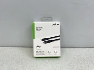 Belkin - USB 4 2.6 USB-C to USB-C Cable with 100W Power Delivery - Black - Picture 1 of 3