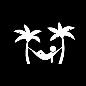 HAMMOCK NAP Island Living Hawaiian Hawaii Decal Sticker - FREE USA SHIPPING - Picture 1 of 2