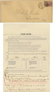 1893 St Louis Missouri Natural Method of Book Keeping correspondence school - Picture 1 of 2