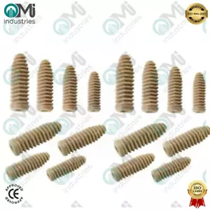 ACL INTERFERENCE SCREW CANNULATED PEEK ORTHOPEDIC PACK OF 10 WITH SCREW DRIVER - Picture 1 of 5