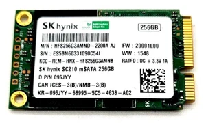 SK Hynix 256 GB mSATA SSD PC Laptop Notebook Festplatte Sata III SC210 - Bild 1 von 1