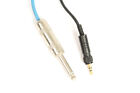 1/8" Locking Mini Male - to - 1/4" Male Phone TS Adapter Cable 30"