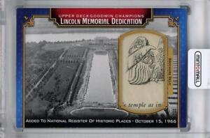 2022 Upper Deck Goodwin Champions Memorial Listed / October 15 1966 Lincoln Memo