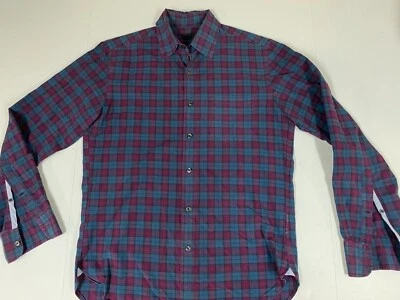 J Crew Button Down Shirt mens S plaid regular fit  - Image 1 of 4