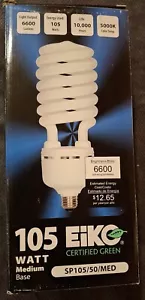 EIKO light bulb SP105/50/med, 105 Watt, 5000 deg kelvin, 6600 lumens - Picture 1 of 8