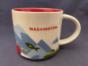 Tazza Tazza Tazza 2015 Starbucks Caffè Collezione You Are Here WASHINGTON Apple Mountains - Foto 1 di 6