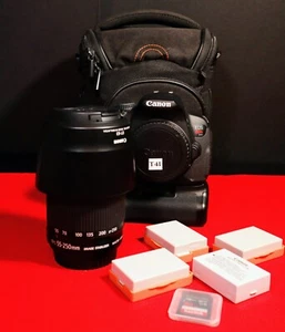Canon Rebel T4i / EOS Camera + 55-250mm + Battery Grip & Accessories - Picture 1 of 9