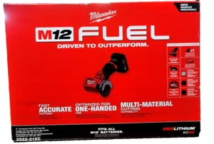 Milwaukee (2522-21XC) M12 FUEL 3 Zoll kompaktes Trennwerkzeug-Set. NEU. KOSTENLOSER VERSAND - Bild 1 von 4