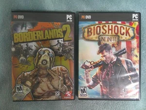 PC Video Game Lot - Borderlands 2 - Bioshock Infinite 3-Disc - VG/EX - Fast Ship - Picture 1 of 9