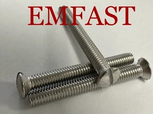 3/16 BSF x 1 1/2 Raised countersunk machine screw stainless steel slotted slot - Picture 1 of 1