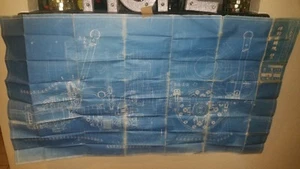 Wwii japanese military blueprint marine heavy engine old antique collectible - Picture 1 of 4