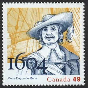 400 años de asentamiento francés = 1er sello de 5 años conjunto = MNH Canadá 2004 #2044 - Imagen 1 de 1