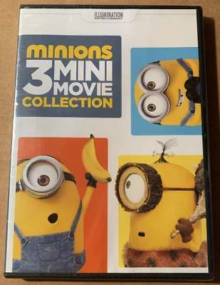 Minions: 3 Mini-Movie Collection (DVD, 2017) Brand New - Image 1 of 2