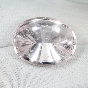 26.26Cts Amazing Luster Natural Light Pink Morganire Oval....!!!!! - Picture 1 of 2