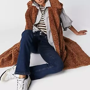 NWT Free People Cozy Time Vest in Cashew - Picture 1 of 9