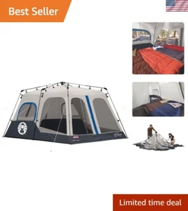 60-Second Setup 4-6-8 Person Tent - Integrated Rainfly & Spacious Design - Picture 1 of 7