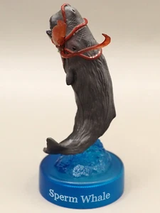 Sperm Whale Deep Sea Life Mini Figure Bottle Cap Kaiyodo Japan Q498 - Picture 1 of 7
