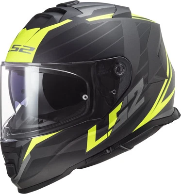 LS2 FF800 Storm II helmet Nerve matt black h-viz yellow - Bild 1 von 4