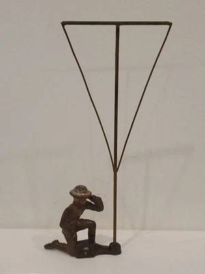 MUY RARO CONJUNTO DE RADIO OPERADOR Y ANTENA DIMESTORE SOLDIER GRIS HIERRO G103 VINTAGE  Foto 1 de 4